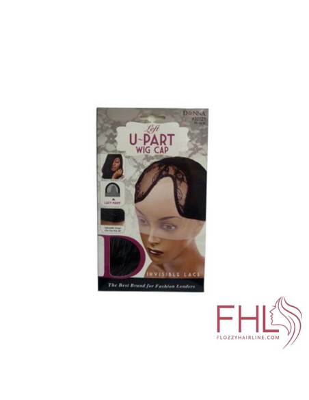 Donna Invisible Left U Part Wig Cap 22527 Black