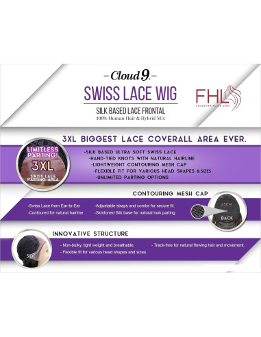 Sensationnel Cloud 9 Swiss Lace Perruque Maltida