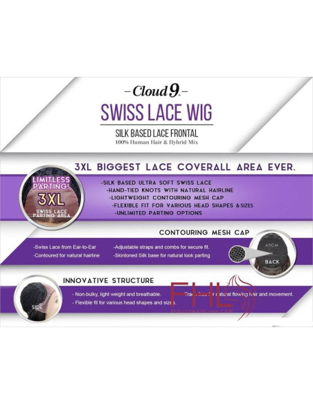 Sensationnel Cloud 9 Swiss Lace Perruque Isabella