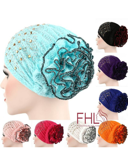 Turban Lace en Polyester Femme