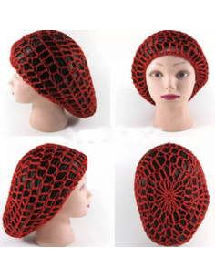 Bonnet de Nuit en Filet (Ourlet Elastique Fort)