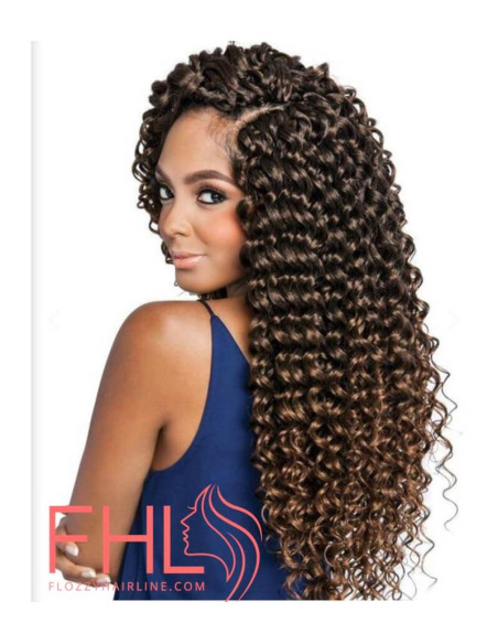 Afri Naptural Water Fall Pre Streched 18"