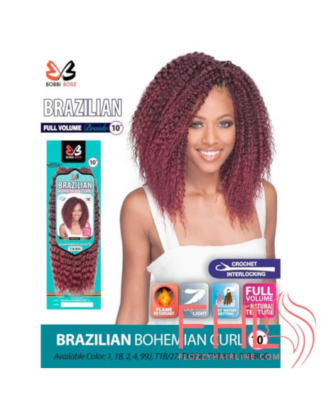 Bobbi Boss Brazilian Bohemian Curl 10" Bobbi Boss Brazilian Bohemian Curl 10"