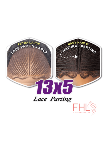 Sensationnel Cloud Braided Lace Side Part Fulani Cornrow