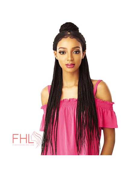 Sensationnel Cloud Braided Lace Feed In Fulani Cornrow