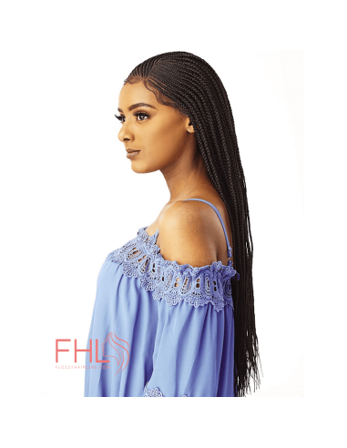 Sensationnel Cloud Braided Lace Side Part Fulani Cornrow
