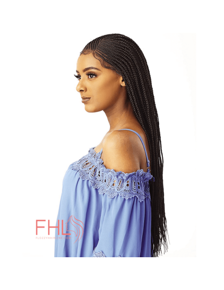 Sensationnel Cloud Braided Lace Side Part Fulani Cornrow