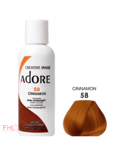 Adore Coloration Cinnamon 58 Semi Permanente