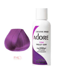 Adore Coloration Violet Gem 114 Semi-Permanante