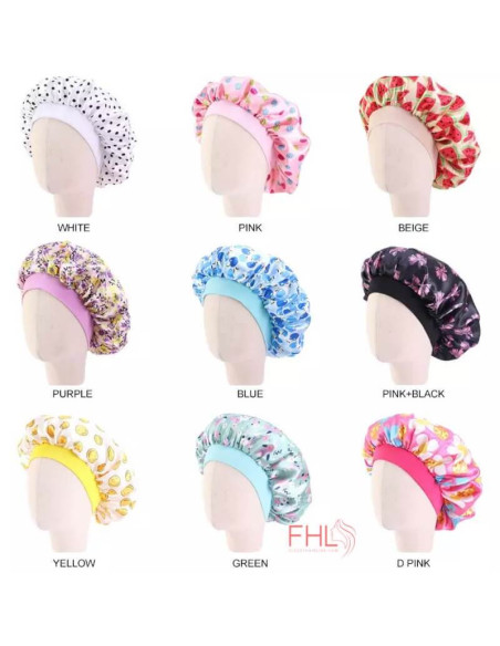 Bonnet Satin de Nuit Pour Enfant