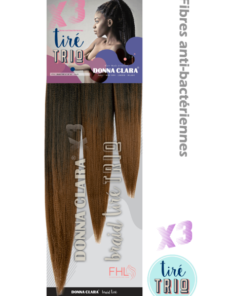 Mèche pré-étirée Donna Clara Tiré Trio 16 20 24