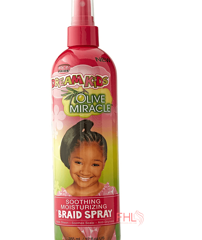 African Pride Kids Olive Miracle Braid Spray