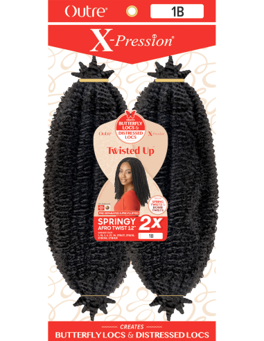 XPRESSION TWISTED UP SPRINGY AFRO TWIST 16