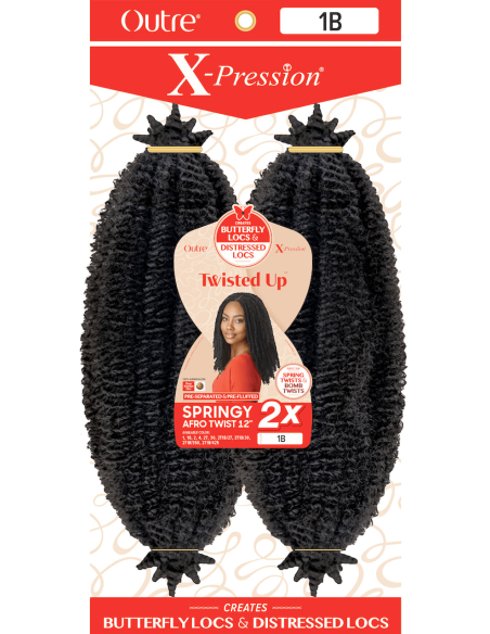 XPRESSION TWISTED UP SPRINGY AFRO TWIST 16