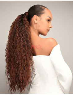 Feme 2-en-1 Zuri - Postiche + Demi perruque 2