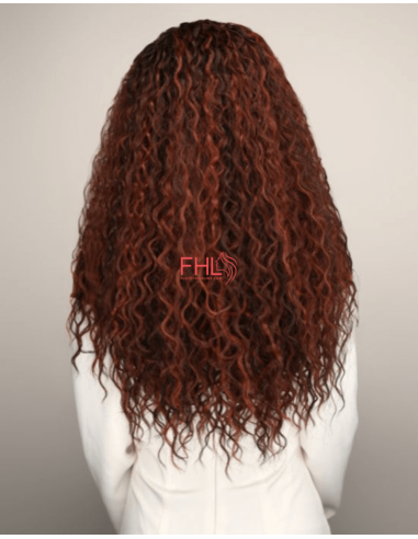 Feme 2-en-1 Zuri - Postiche + Demi perruque