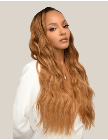 Feme 2-en-1 Lexi - Postiche + Demi perruque