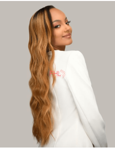 Feme 2-en-1 Lexi - Postiche + Demi perruque 2