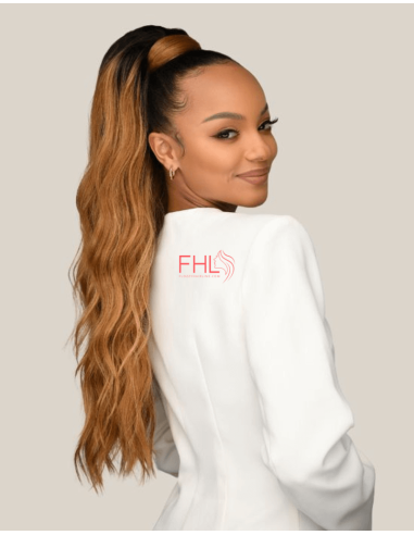 Feme 2-en-1 Lexi - Postiche + Demi perruque